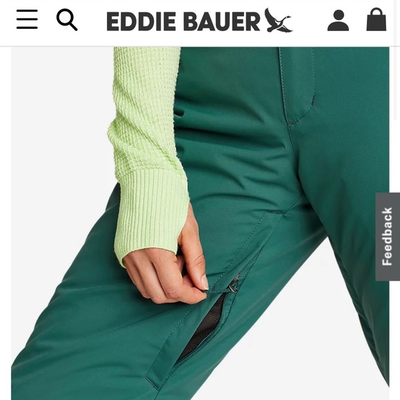 Eddie Bauer Powder Search 2.0 Insulated Pants - Picture 8 of 11